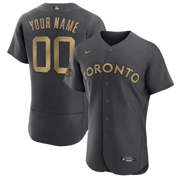 Customized Men's Toronto Blue Jays Active Player Charcoal 2022 All-Star Flex Base Stitched Jersey,We sell and wholesale Customized Men's Toronto Blue Jays Active Player Charcoal 2022 All-Star Flex Base Stitched Jersey on line form chian!